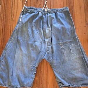 Distressed Denim Jeans, Hole Shown In Pictures Which I Can Mend..